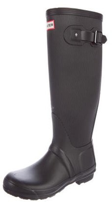 Hunter Buckle-Accented Rain Boots