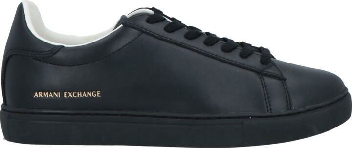 Armani Exchange XDX108 XV635 CHUNKY-SOLE LOW-TOP Sneakers Black