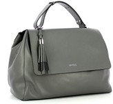 Thumbnail for your product : Iuntoo Gray Leather Armonia Convertible Top Handle Bag