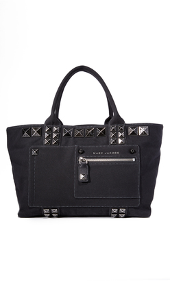 Marc Jacobs Chipped Stud Canvas Tote