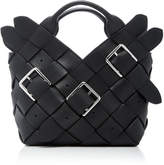Thumbnail for your product : Loewe Mini Woven Buckle Leather Basket Bag