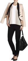 Thumbnail for your product : BCBGMAXAZRIA Kayli Silk Color-Blocked Cutout Top