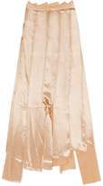 Thumbnail for your product : REJINA PYO Rejina Pyo Asymmetric Satin Midi Skirt