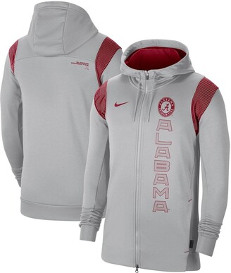 gray nike zip up hoodie mens