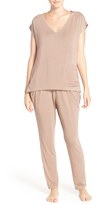 Thumbnail for your product : Midnight by Carole Hochman Women's Satin Trim Pajamas