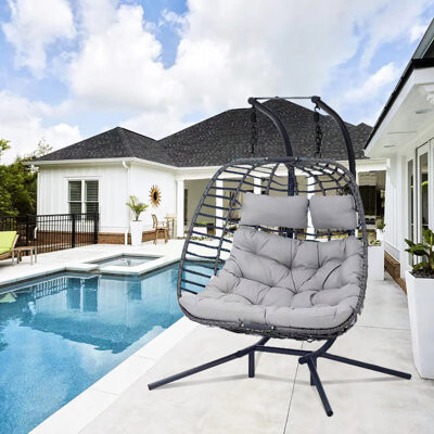 Dakota Fields Calmo Porch Swing with Stand