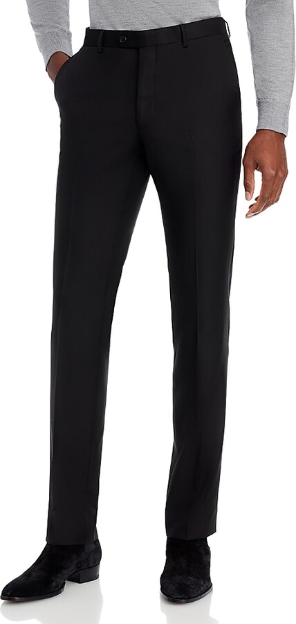 John Varvatos Wool Slim Fit Suit Pants