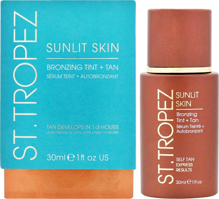 St. Tropez Sunlit Skin Bronzing Tint Plus Tan by for Unisex - 1 oz Bronzer