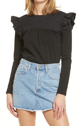 english factory peplum top