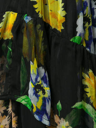 Ganni floral skirt