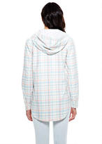 Thumbnail for your product : Delia's Hooded Plaid Shirt