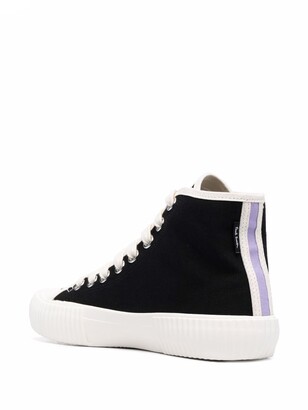 Paul Smith Logo-Embroidered High-Top Trainers