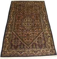 One-of-a-Kind Candida Hand-Knotted 1980s 2'10" x 4'8" Wool Area Rug in Brown/Beige