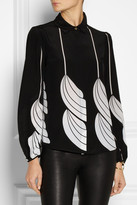 Thumbnail for your product : Diane von Furstenberg Lysia printed silk blouse