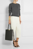 Thumbnail for your product : Stella McCartney Beckett large faux leather and faux python tote