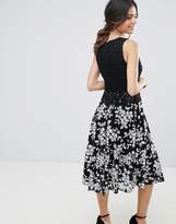 Thumbnail for your product : Yumi Contrast Lace Skater Dress