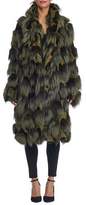 Thumbnail for your product : Michael Kors Collection Oversized Mixed Fur Coat