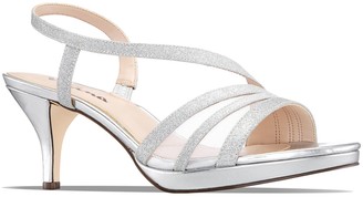 touch of nina silver heels