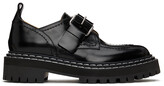 Thumbnail for your product : Proenza Schouler Black Lug Sole Buckle Oxfords