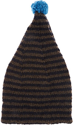 Grevi Men's Striped Wool-Blend Slouchy Hat