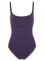 Thumbnail for your product : Karla Colletto Dark purple stretch nylon swimsuit