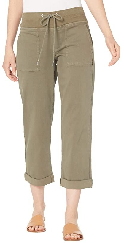 Twill drawstring pants women's Clearance