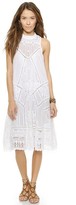 Thumbnail for your product : Zimmermann Porcelain Panelled Smock Dress