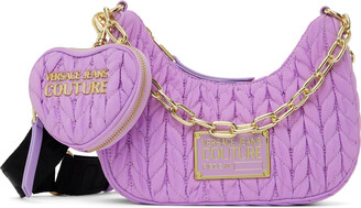 Versace Jeans Couture Purple Quilted Bag