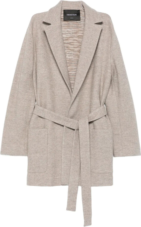 Fabiana Filippi Belted Short Coat