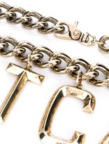 Thumbnail for your product : Just Cavalli Logo Charm Chain Belt