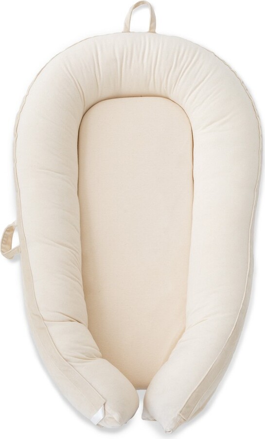 PharMeDoc Baby Lounger Beige Color Organic Cotton & Plush Velour