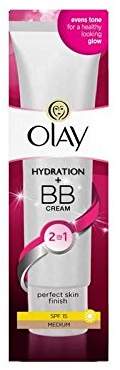Olay 2in1 Hydration + BB Cream Med Moisturiser SPF15 50ml