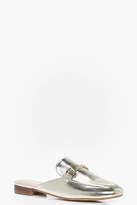 Thumbnail for your product : boohoo Willow T Bar Mule Loafers