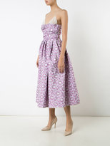 Thumbnail for your product : Rochas spaghetti strap floral evening dress