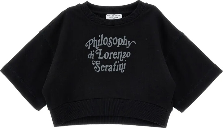 Philosophy di Lorenzo Serafini Kids logo-embroidered short-sleeve T-shirt