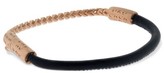 Thumbnail for your product : Marco Dal Maso Half Chain & Half Leather Bracelet