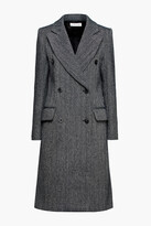 Thumbnail for your product : Victoria Beckham Double-breasted Wool And Cotton-blend Tweed Coat