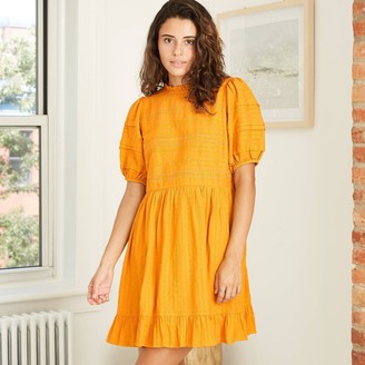 universal thread yellow dress