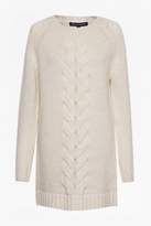 Thumbnail for your product : French Connection High Ridge Cable Knit Jumper Dress