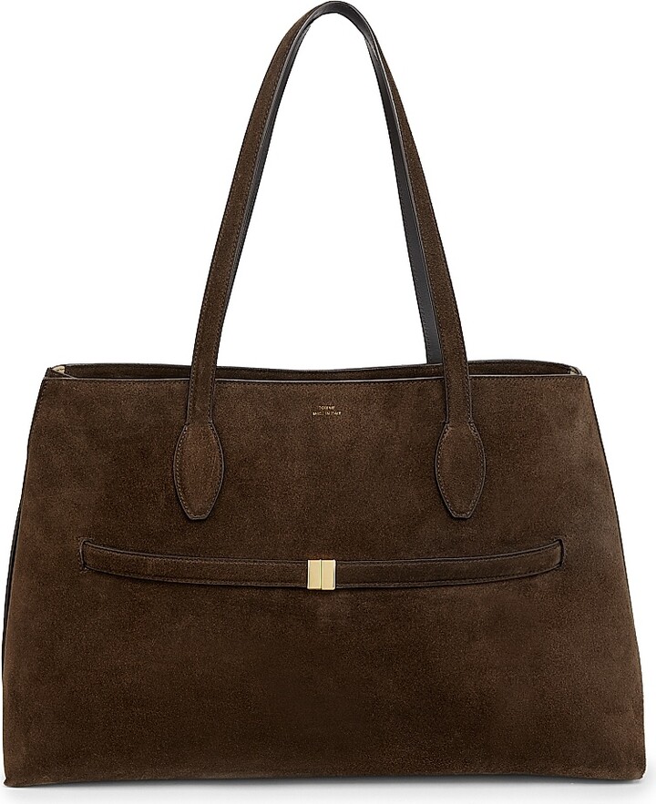 Totême Women's Suede Lounge Tote Bag - Brown