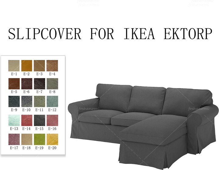 Etsy Replaceable Sofa Covers For Ikea Ektorp(3 Seats With Chaise, Sofa  Covers, Ektorp Sofa Covers, Sofa Covers For Ektorp, Ektorp Couch - ShopStyle