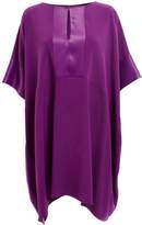 Thumbnail for your product : Wolf & Badger Empire Purple Satin Tunic