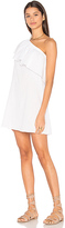 Thumbnail for your product : Milly Crinkle Cotton One Shoulder Cover Up