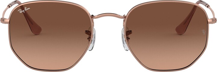 Ray-Ban 54mm Gradient Hexagonal Sunglasses - ShopStyle