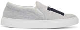 Thumbnail for your product : Joshua Sanders Grey NY Double Slip-On Sneakers