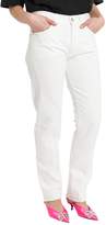 Thumbnail for your product : Balenciaga Twisted Leg Jeans In Stonewashed White Denim