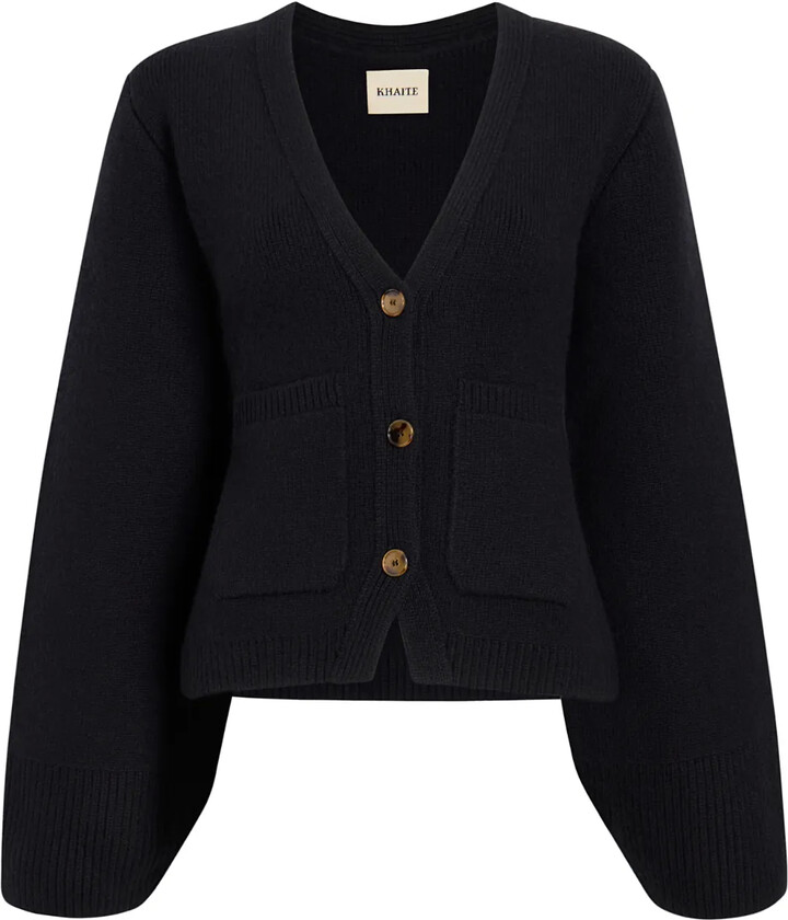 KHAITE The Scarlet cashmere-blend cardigan