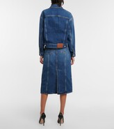 Thumbnail for your product : Alexander McQueen Cropped denim jacket