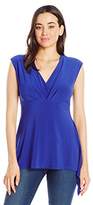 Thumbnail for your product : Chaus Women's Cap Sleeve V-Neck Top