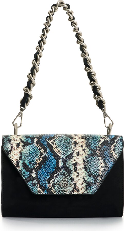 Velez Lili Two Foil Leather Crossbody Bag